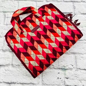 Vera Bradley Fold up Hanging Travel Bag Toiletry Organizer Bohemian Chevron